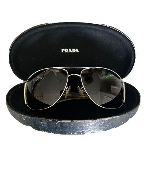 ebay sunglasses prada pilot|prada aviator sunglasses original.